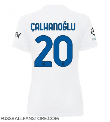 Inter Milan Hakan Calhanoglu #20 Replik Auswärtstrikot Damen 2023-24 Kurzarm